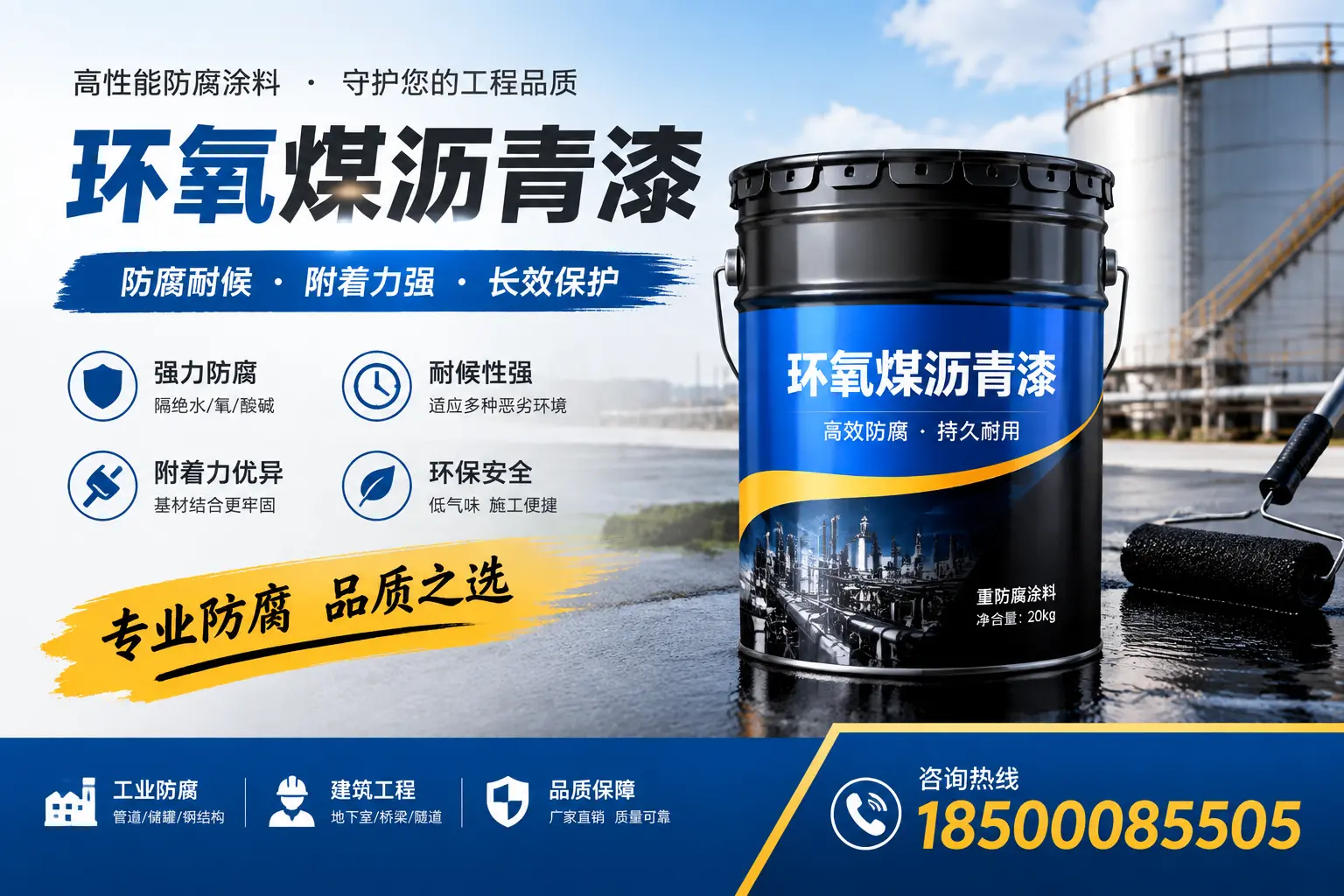 如何选择适合的环氧煤沥青漆？安庆市场选型指南