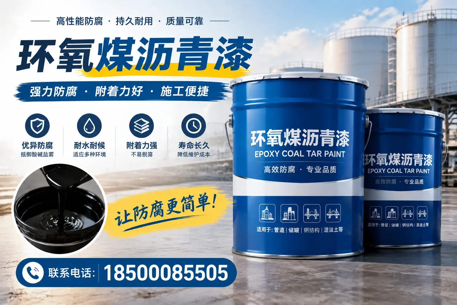环氧煤沥青漆的环保性分析，安庆企业的选择依据